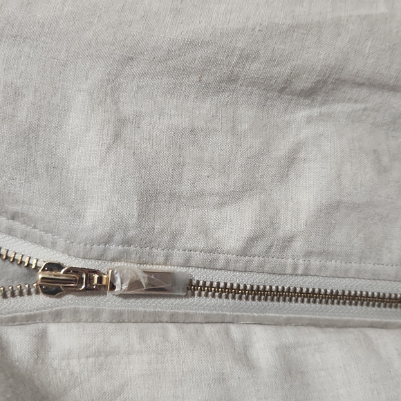 Charter Club Beige Linen Lightweight Jacket Size L/P - Picture 4 of 10